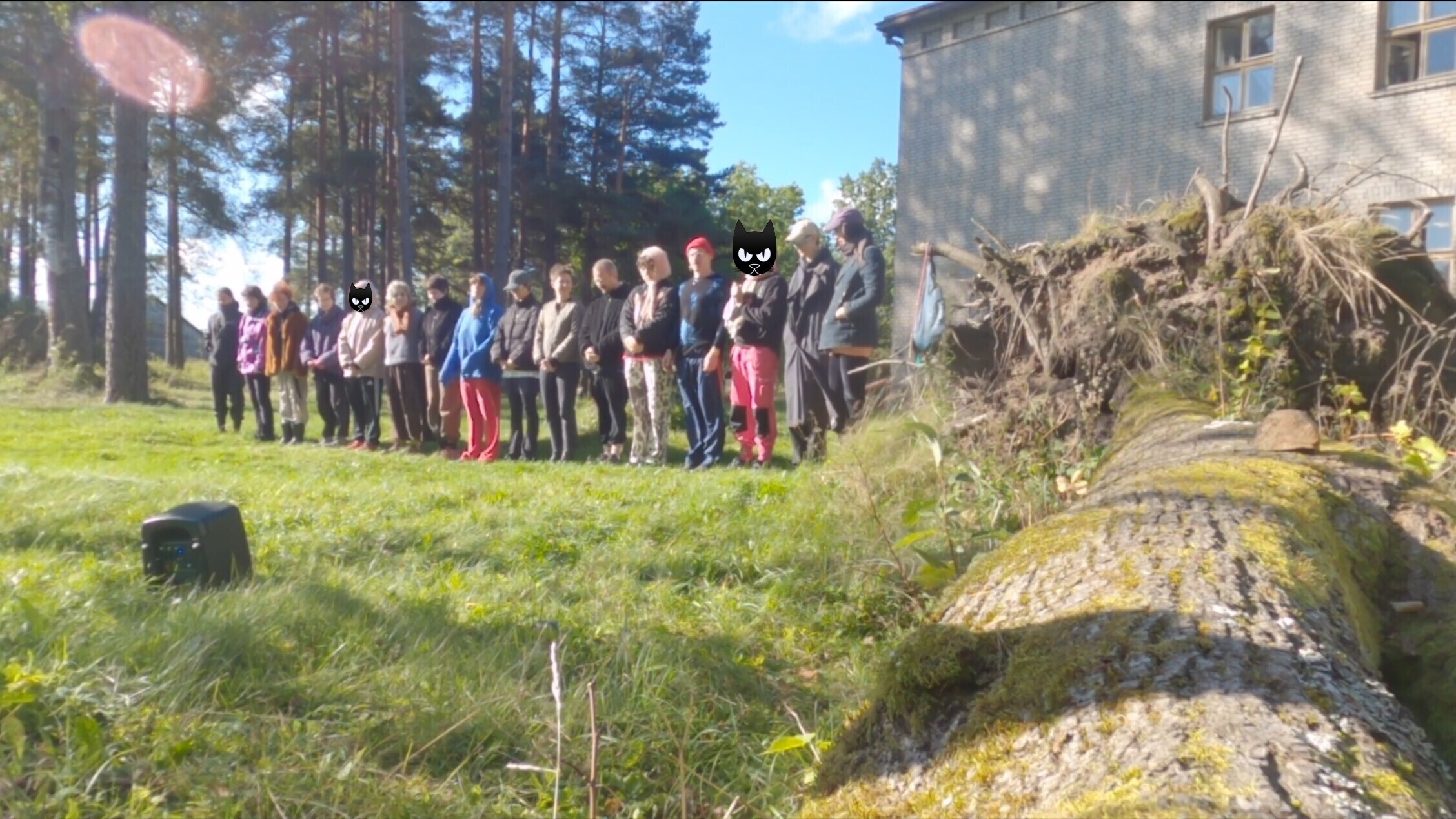 During the “Line-up on the Day of Knowledge”