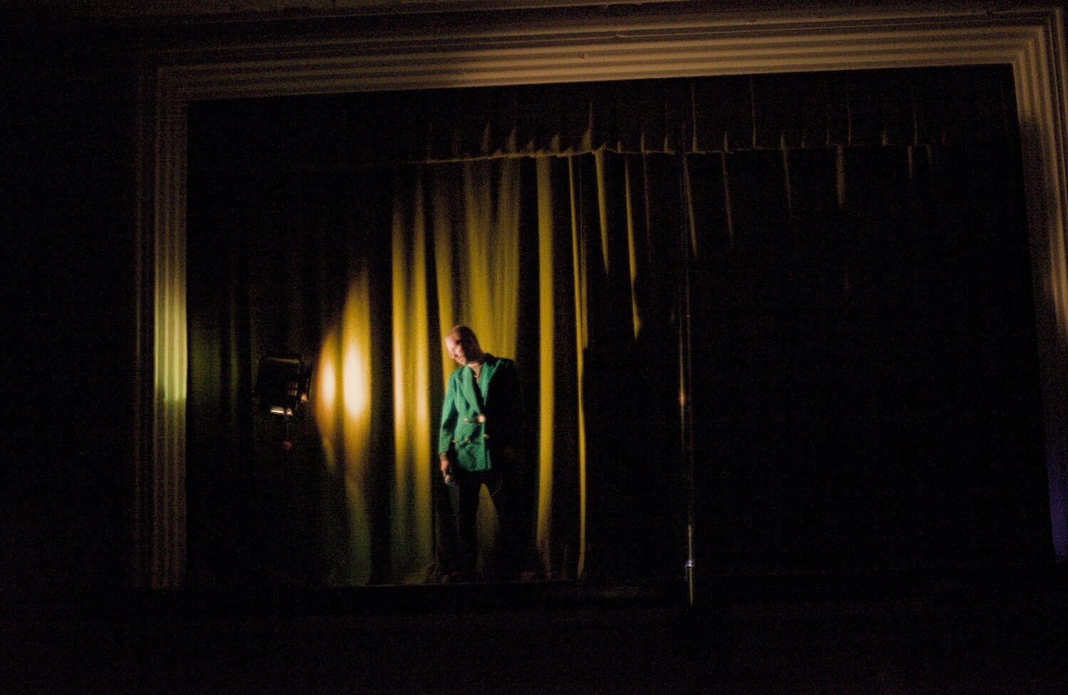 During “No Talent Show”