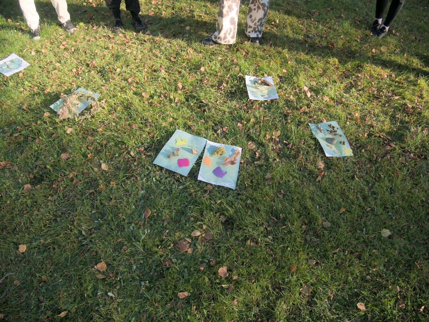 During the 3D scanning of textures and environments & reading zines and testing cyanotype to document the surroundings