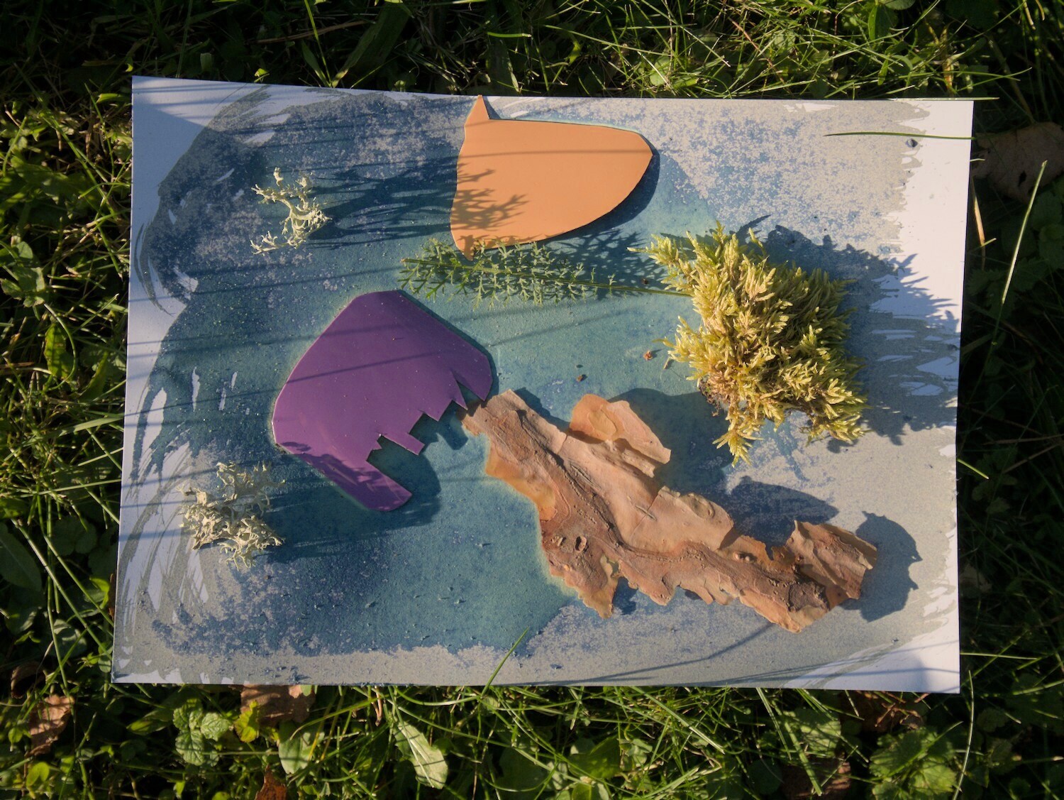 During the 3D scanning of textures and environments & reading zines and testing cyanotype to document the surroundings