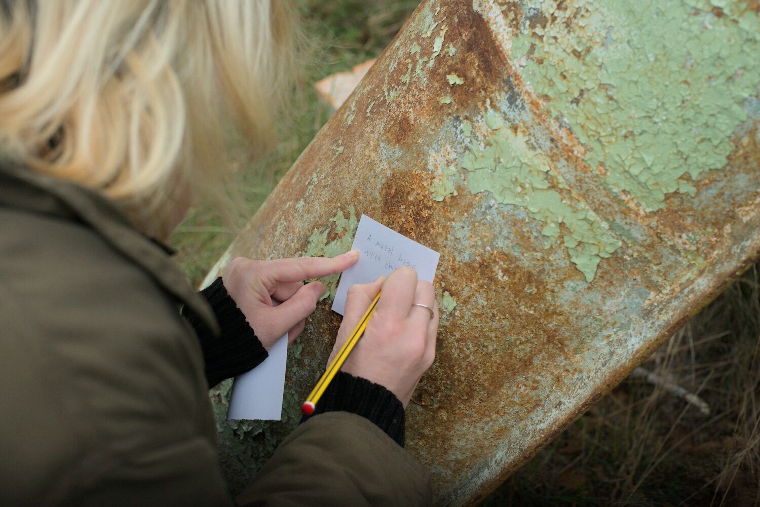 During texture walking exercises