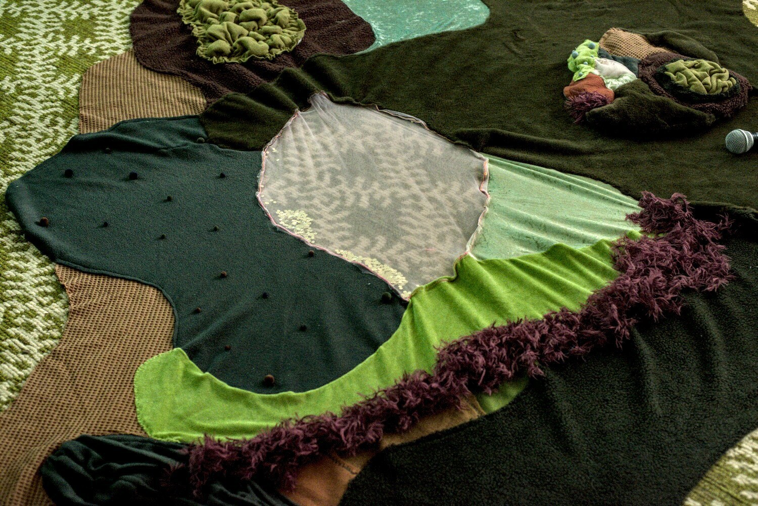 During the touch tour and zine reading on the shores of Azov sea