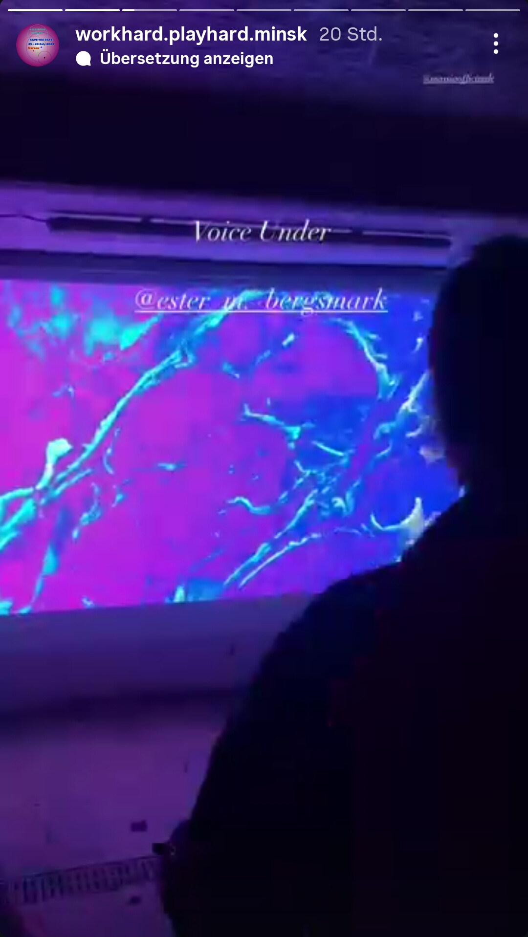 During the screening of Ester Bergsmark’s film