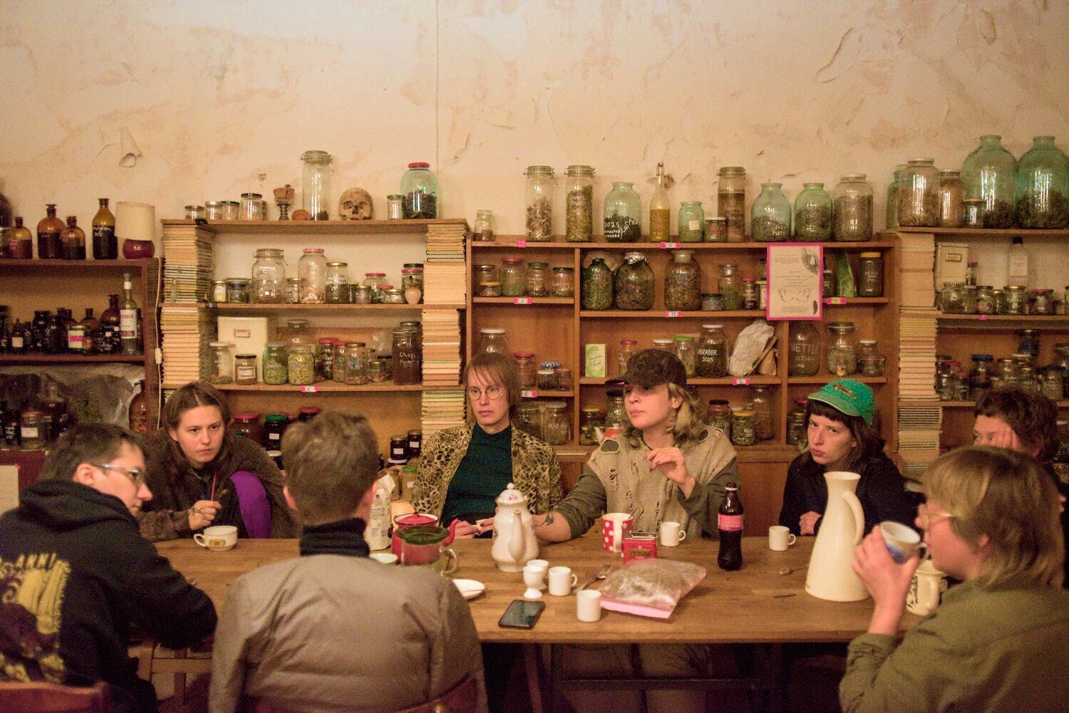 During the sharing herbal tea and stories of foraging in the context of dispossession and displacement from Artsakh